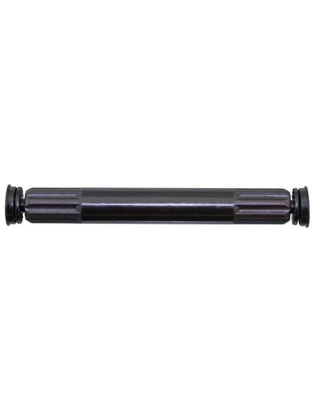 Crank Spindle Axle 19mm x 8t x 138mm Black.